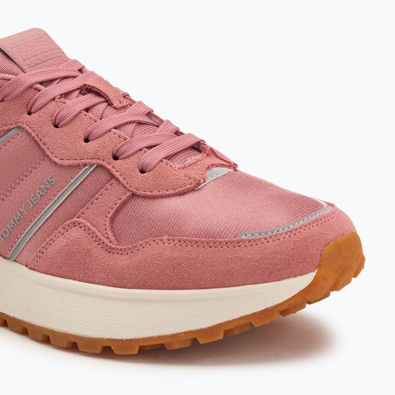 Buty damskie Tommy Jeans Cleated Runner tahiti berry 7