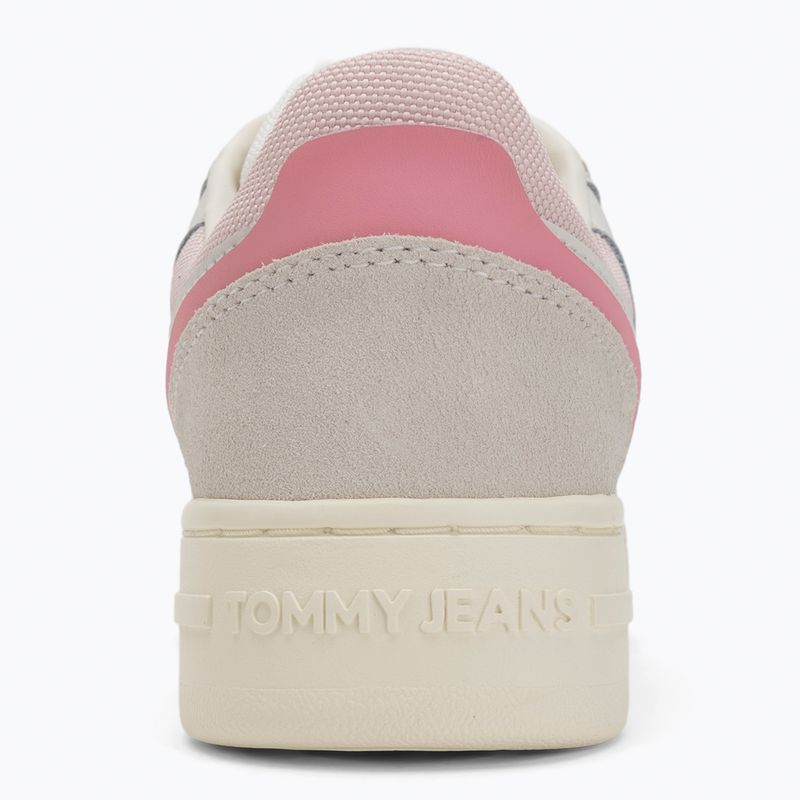 Buty damskie Tommy Jeans Retro Basket ecru/misty pink 6
