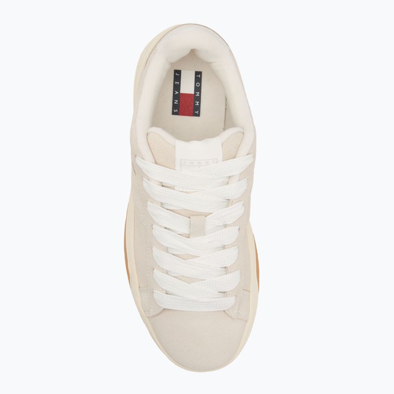 Buty damskie Tommy Jeans Skate Sneaker ivory 5