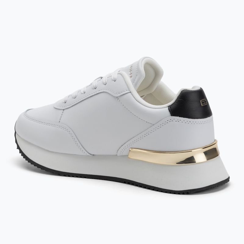 Buty damskie Tommy Hilfiger Chic Fashion Runner white/black 3