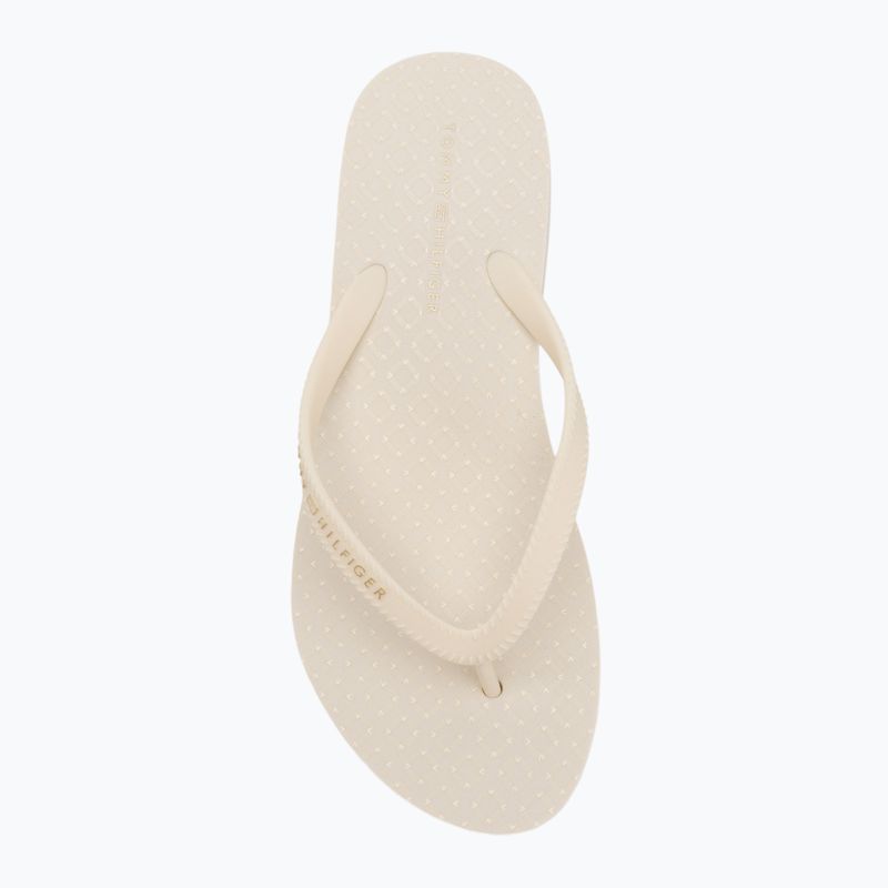 Japonki damskie Tommy Hilfiger Strap Beach Sandal ivory petal 5