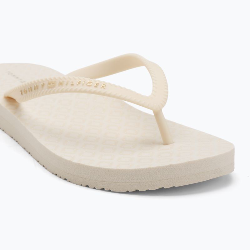 Japonki damskie Tommy Hilfiger Strap Beach Sandal ivory petal 7