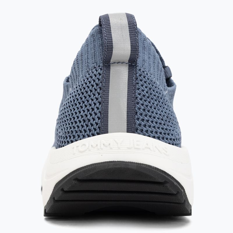 Buty męskie Tommy Jeans Runner Knitted blue moment 6