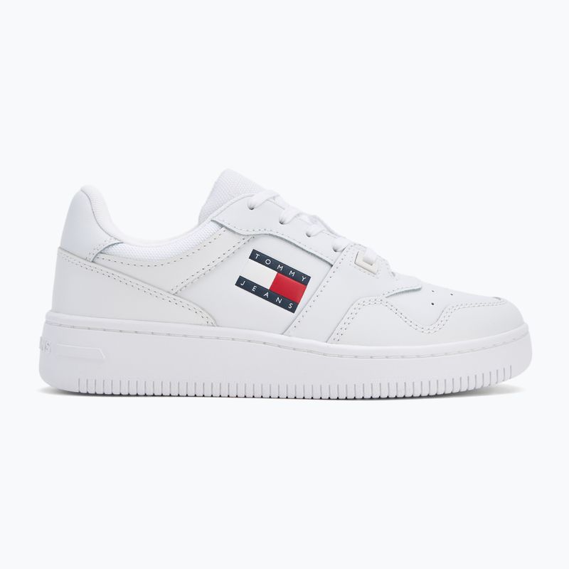 Buty damskie Tommy Jeans Retro Basket white 2