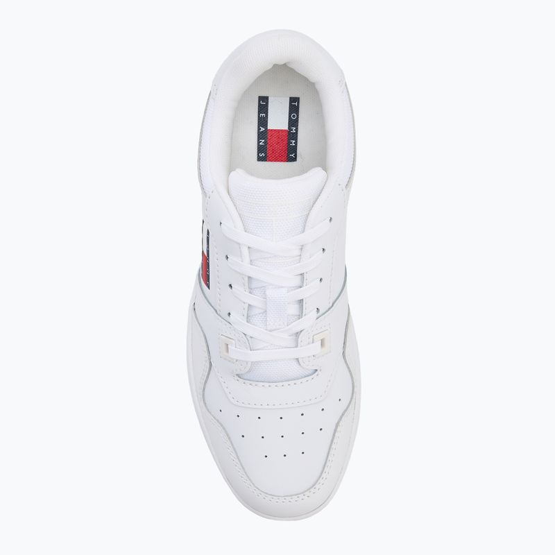 Buty damskie Tommy Jeans Retro Basket white 5