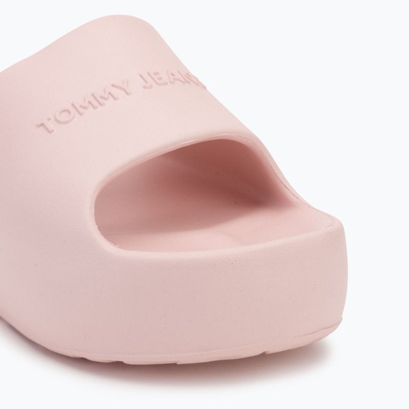 Klapki damskie Tommy Jeans Chunky Pool Slide Ess delicate pink 7