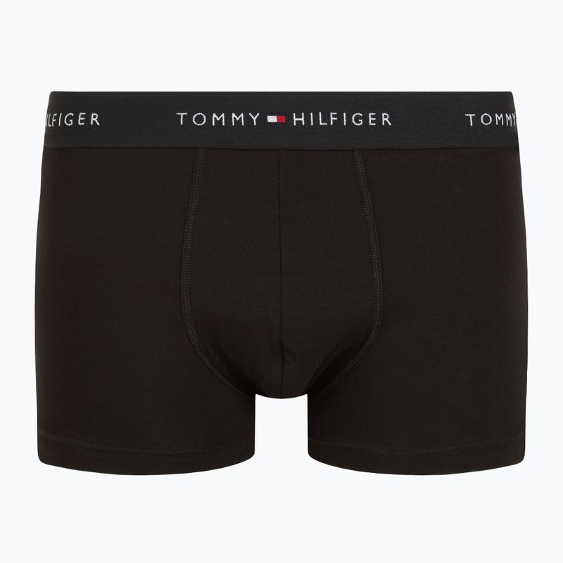 Bokserki męskie Tommy Hilfiger Repeat Logo Trunks 7 par breezy blue/premium green/premium red/black 7