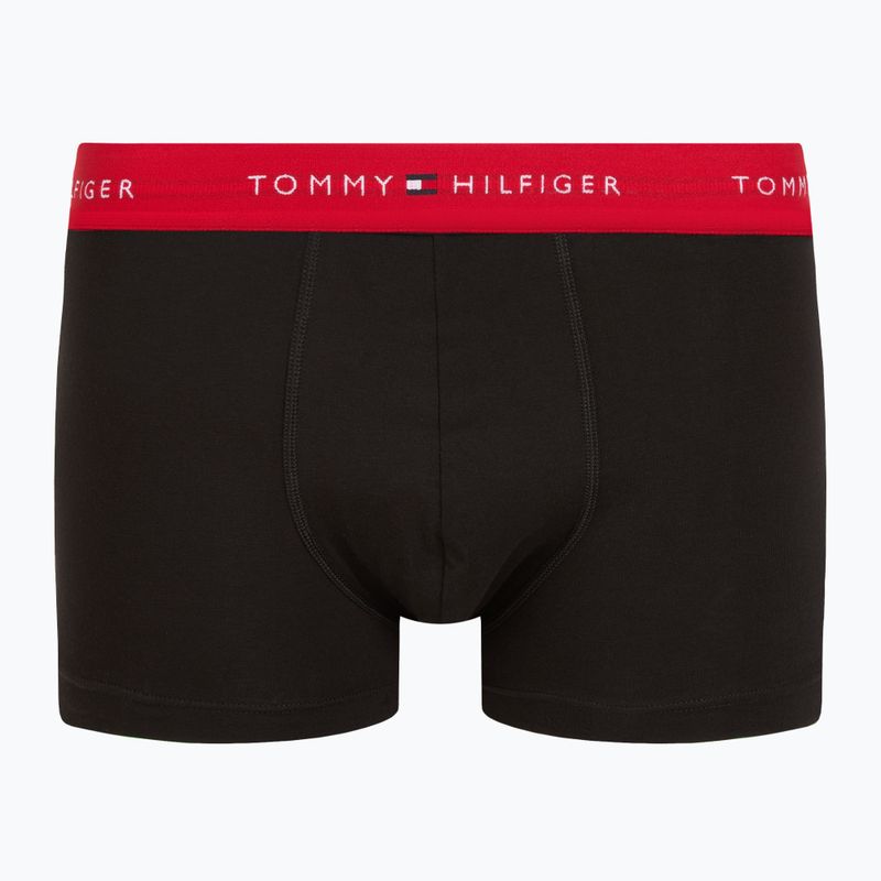 Bokserki męskie Tommy Hilfiger Repeat Logo Trunks 7 par breezy blue/premium green/premium red/black 9