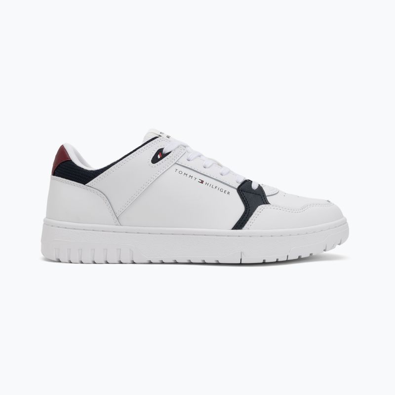 Buty męskie Tommy Hilfiger Basket Core Lite Lth Mix white 2