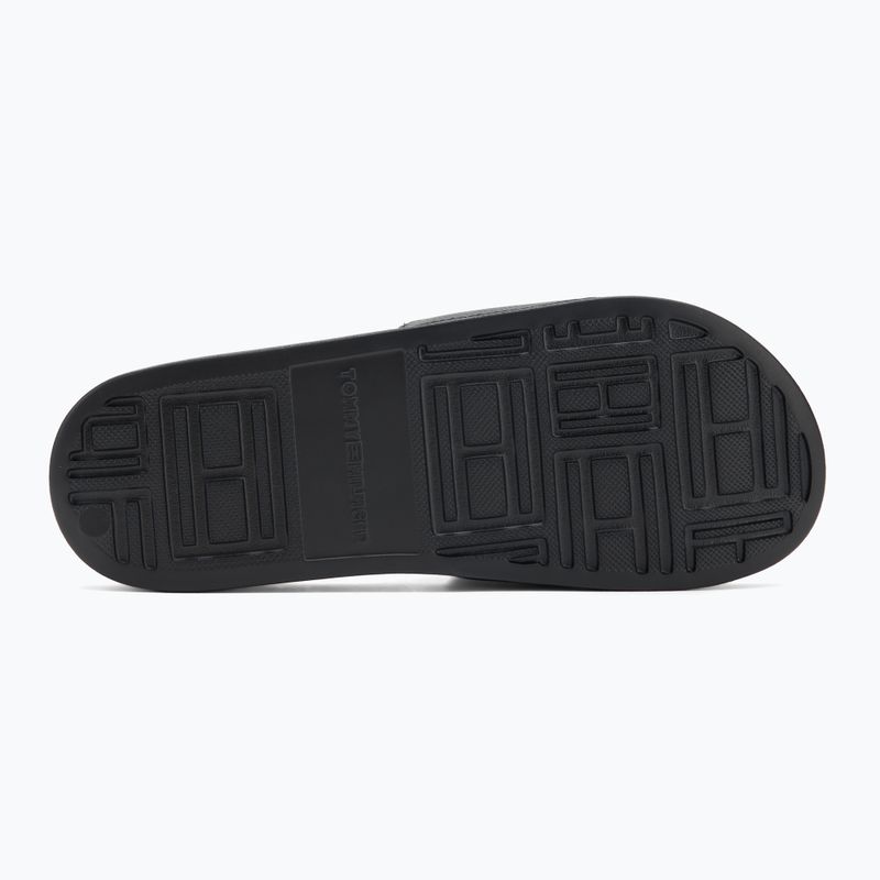 Klapki męskie Tommy Hilfiger Print Tumble Pool black 4