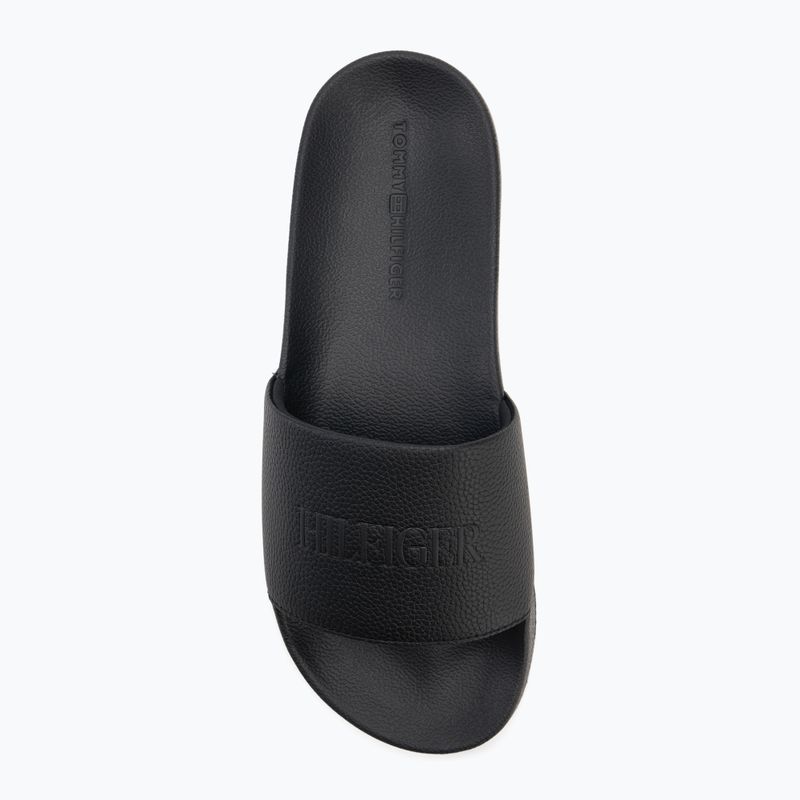 Klapki męskie Tommy Hilfiger Print Tumble Pool black 5