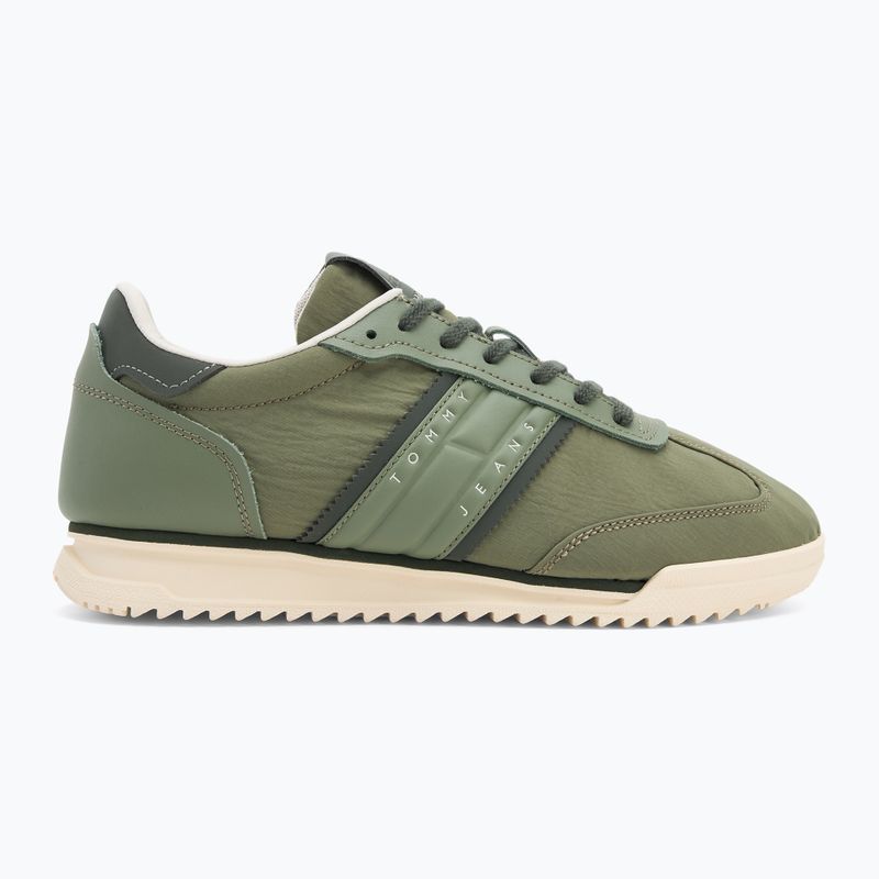 Buty męskie Tommy Jeans Runner Cleated Mix Material aruba green 2