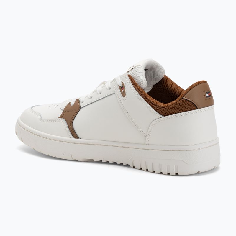 Buty męskie Tommy Hilfiger Basket Core Lite Lth Mix ecru 3