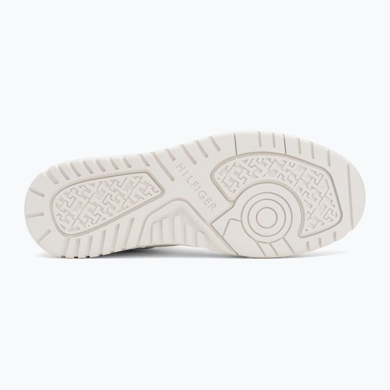 Buty męskie Tommy Hilfiger Basket Core Lite Lth Mix ecru 4