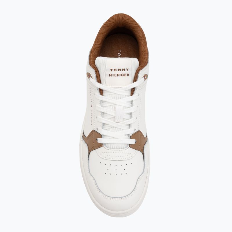 Buty męskie Tommy Hilfiger Basket Core Lite Lth Mix ecru 5