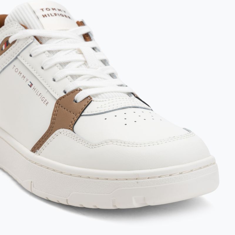 Buty męskie Tommy Hilfiger Basket Core Lite Lth Mix ecru 7