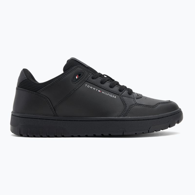 Buty męskie Tommy Hilfiger Basket Core Lite Lth Mix black 2
