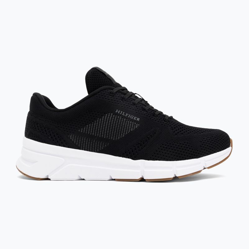 Buty męskie Tommy Hilfiger Comfort Run Knit black 2