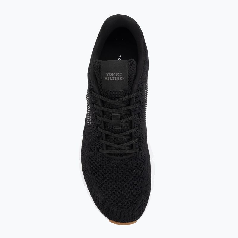 Buty męskie Tommy Hilfiger Comfort Run Knit black 5