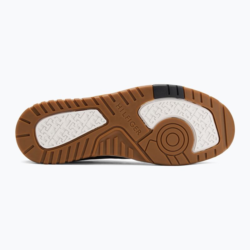 Buty męskie Tommy Hilfiger Basket Better Mix Lth black 4