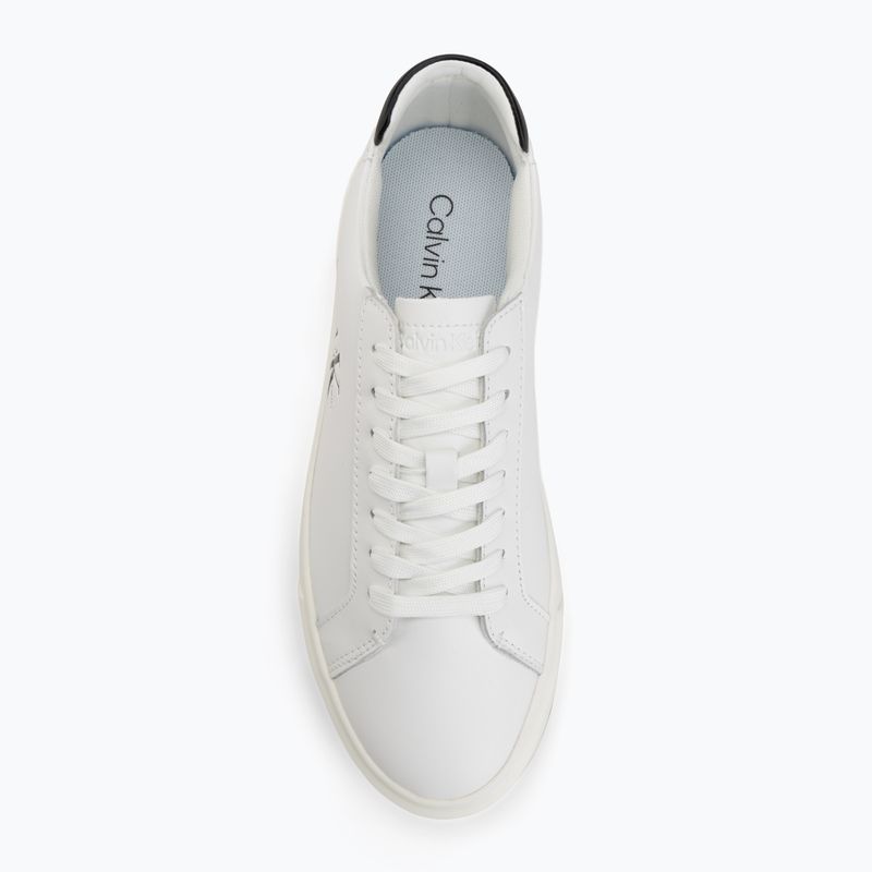 Buty damskie Calvin Klein YW0YW01945 Basket Cups Laceup Leather bright white/black 5