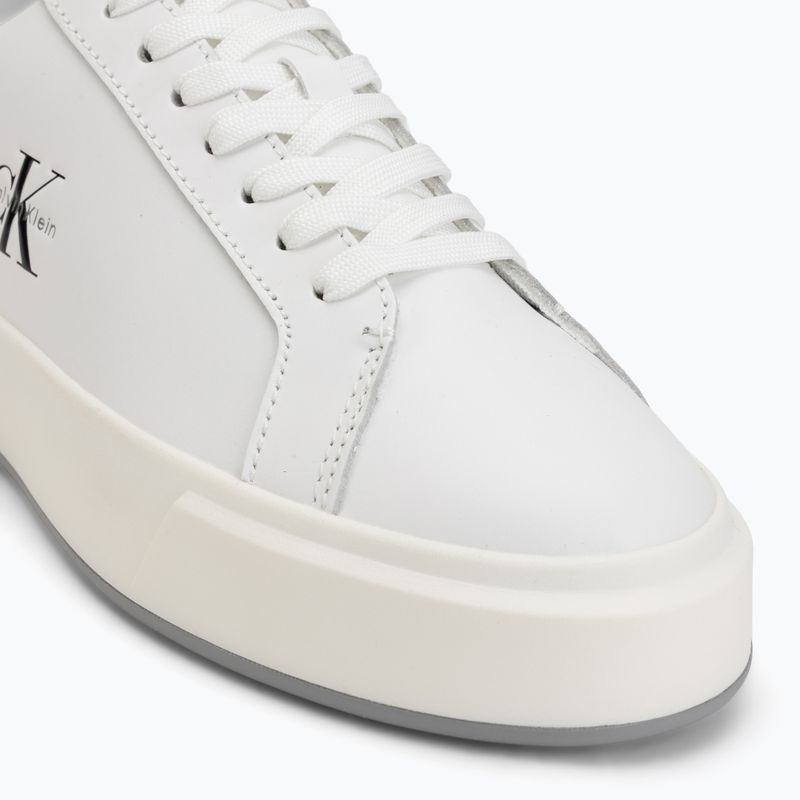 Buty damskie Calvin Klein YW0YW01945 Basket Cups Laceup Leather bright white/black 7