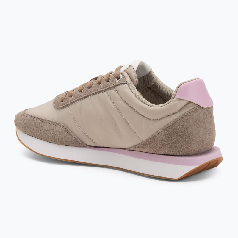Buty damskie Calvin Klein YW0YW01990 Retro Runner Lace Up Nylon MG chateu/taupe/fragrant lilac 3