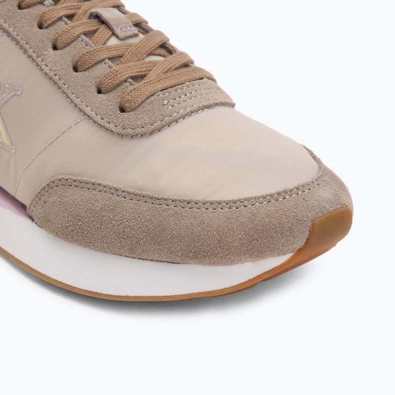 Buty damskie Calvin Klein YW0YW01990 Retro Runner Lace Up Nylon MG chateu/taupe/fragrant lilac 7