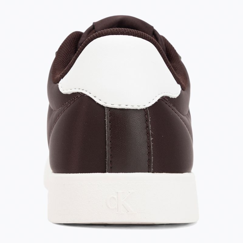 Buty damskie Calvin Klein YW0YW01781 3 Cupsole Laceup PU MG bordeaux/bright white 6