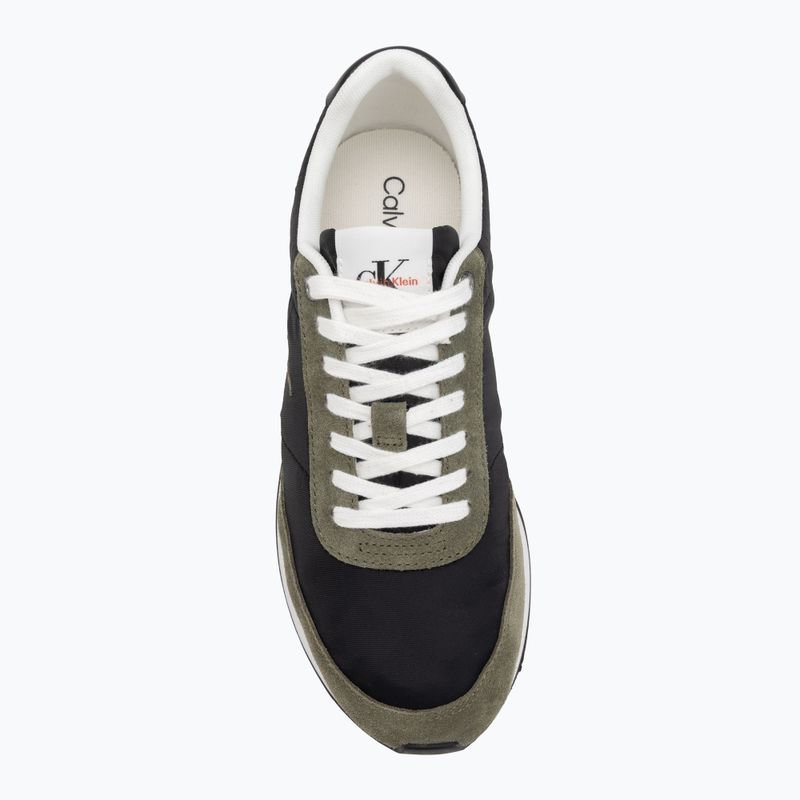 Buty męskie Calvin Klein YM0YM01361 Retro Runner Essential MIX MAT black/capers/bright white 5