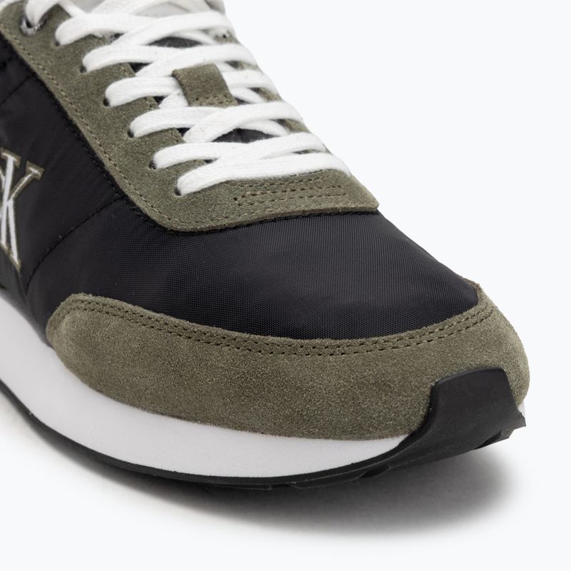 Buty męskie Calvin Klein YM0YM01361 Retro Runner Essential MIX MAT black/capers/bright white 7