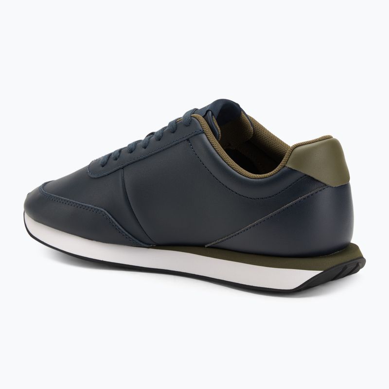 Buty męskie Calvin Klein YM0YM01355 Retro Runner Essential Leather navy/capers 3