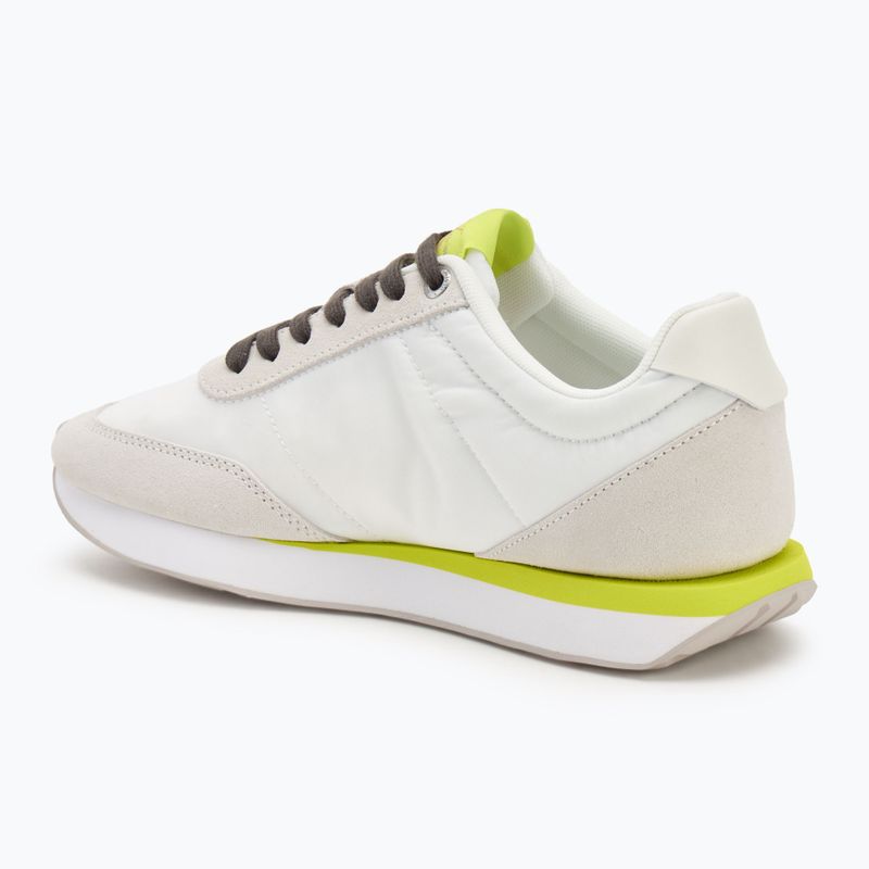 Buty damskie Calvin Klein YW0YW01990 Retro Runner Lace Up Nylon MG white/evening primrose/lily white 3