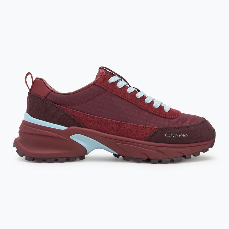 Buty damskie Calvin Klein YW0YW01995 Hike Runner Casual Ny-Su AOP WN bordeaux 2