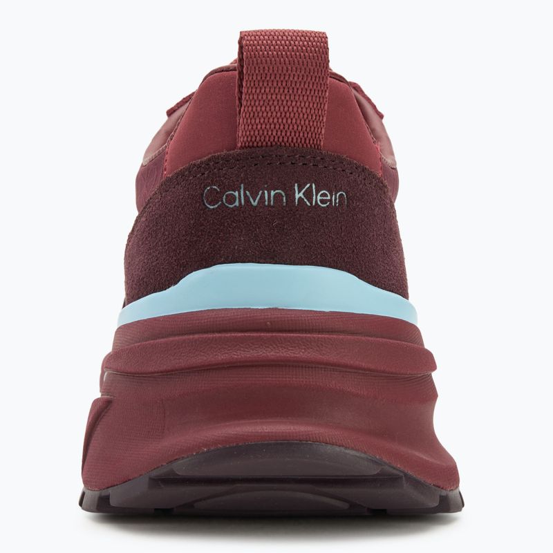 Buty damskie Calvin Klein YW0YW01995 Hike Runner Casual Ny-Su AOP WN bordeaux 6