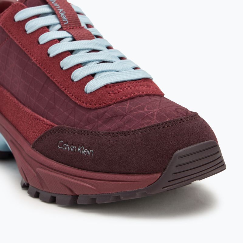 Buty damskie Calvin Klein YW0YW01995 Hike Runner Casual Ny-Su AOP WN bordeaux 7