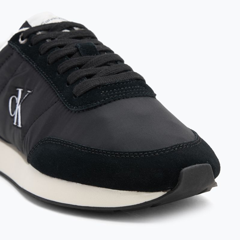 Buty męskie Calvin Klein YM0YM01361 Retro Runner Essential MIX MAT black/bright white 7