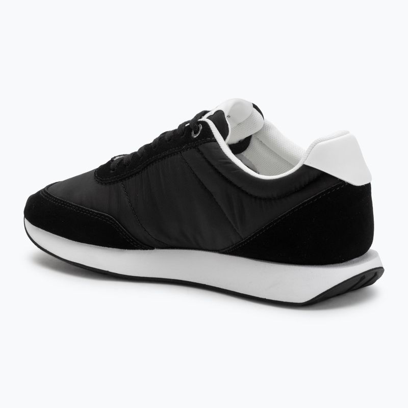 Buty damskie Calvin Klein YW0YW01990 Retro Runner Lace Up Nylon MG black/bright white 3