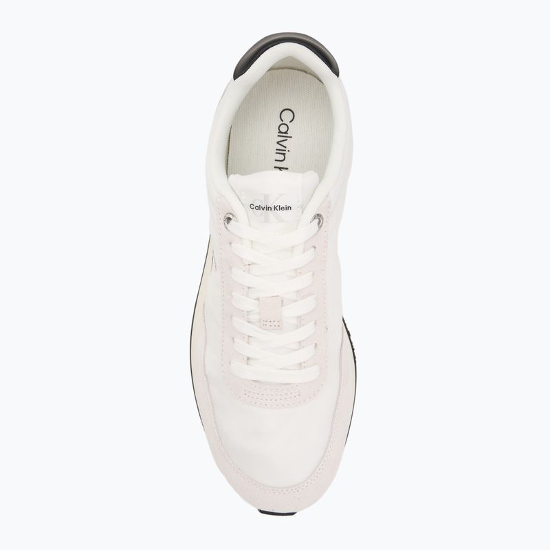 Buty męskie Calvin Klein YM0YM01361 Retro Runner Essential MIX MAT bright white/black 5