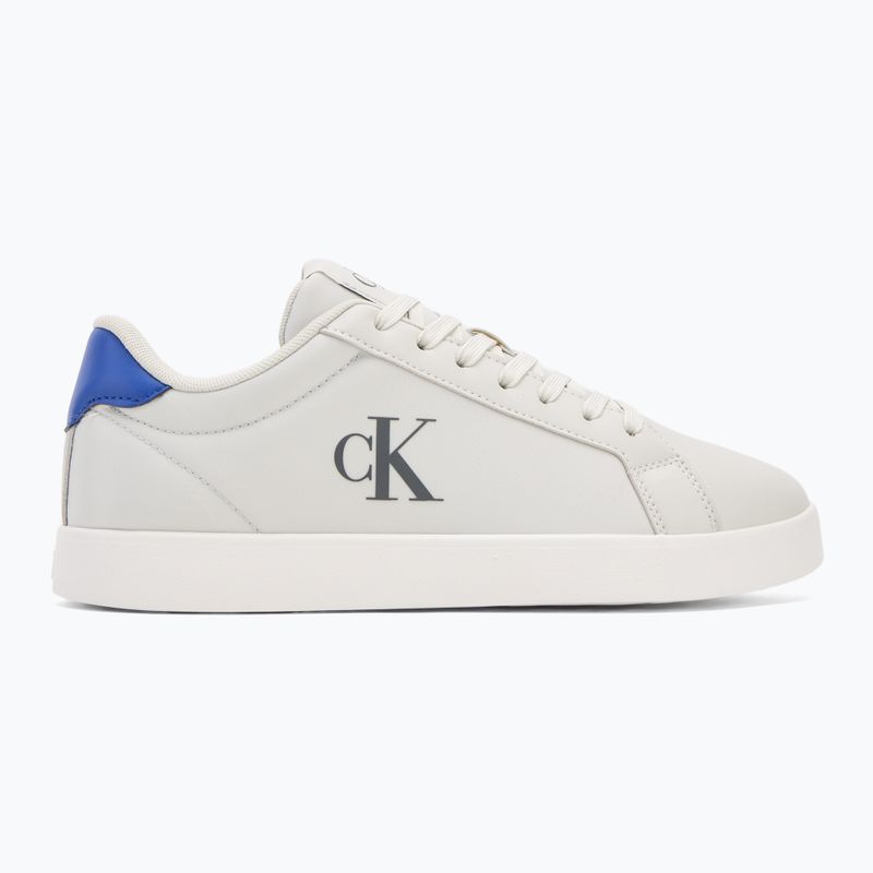 Buty męskie Calvin Klein YM0YM01213 3 Cupsole PU lily white/purple blue 2