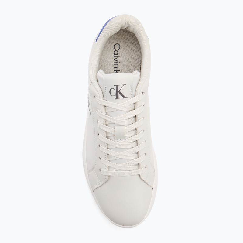 Buty męskie Calvin Klein YM0YM01213 3 Cupsole PU lily white/purple blue 5