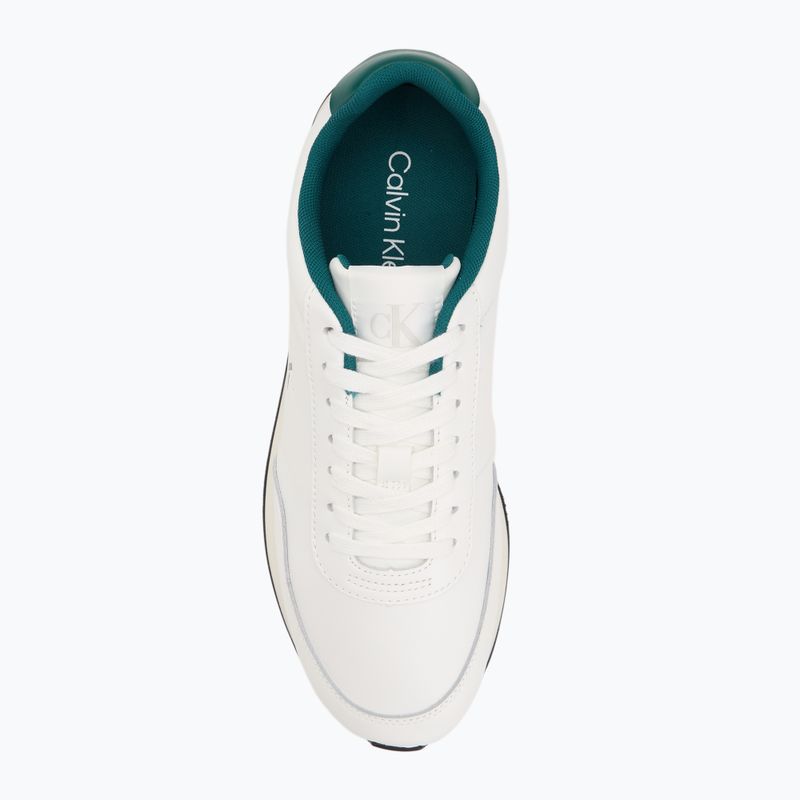 Buty męskie Calvin Klein YM0YM01355 Retro Runner Essential Leather bright white/galapagos 5