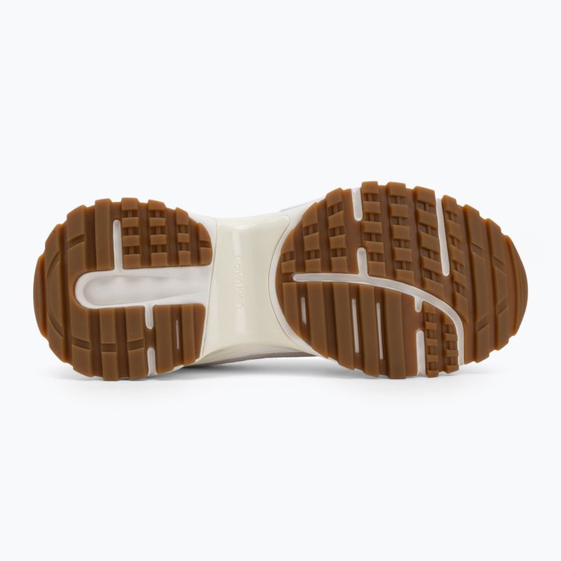 Buty męskie Calvin Klein YM0YM01289 Hike Runner HF Leather Mix bright white/creamy white/eggshell 4