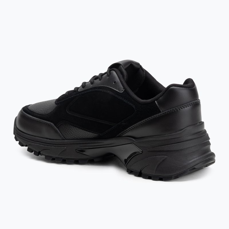 Buty męskie Calvin Klein YM0YM01289 Hike Runner HF Leather Mix triple black 3
