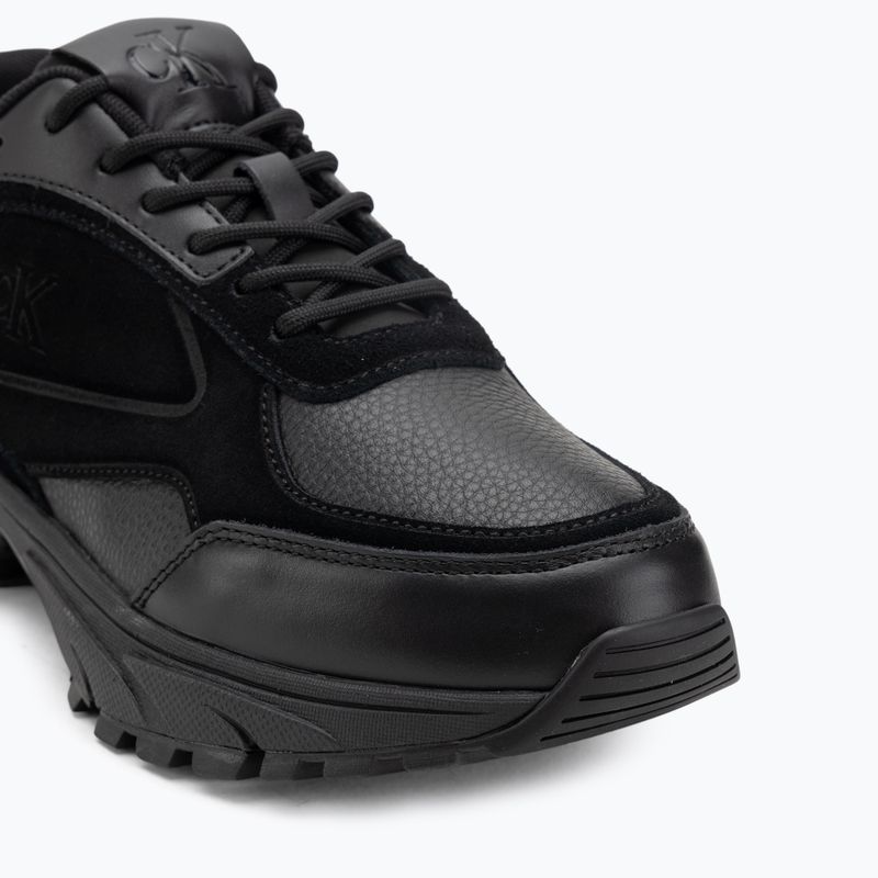 Buty męskie Calvin Klein YM0YM01289 Hike Runner HF Leather Mix triple black 7