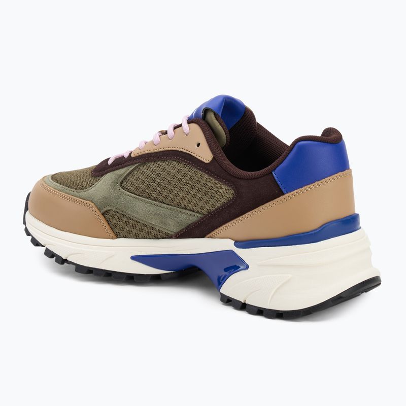 Buty męskie Calvin Klein YM0YM01379 Hike Runner Mesh MIX cumin/burnt out/khaki/purple blue 3