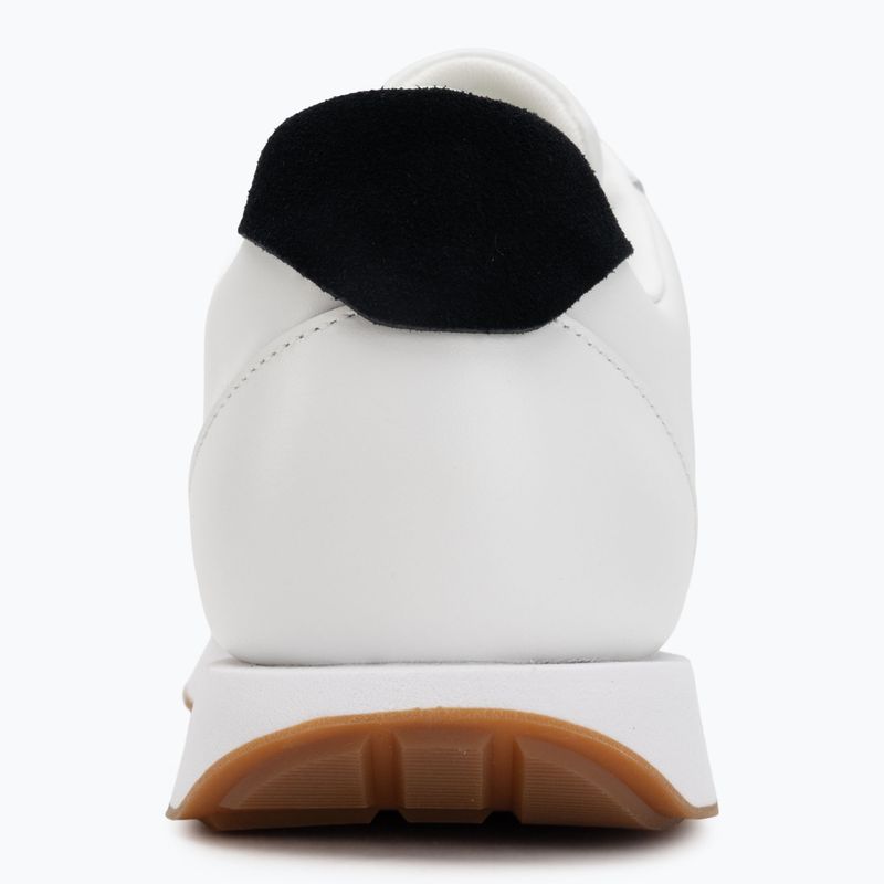 Buty męskie Calvin Klein YM0YM01381 Retro Runner Leather Tape bright white/black/gum 6