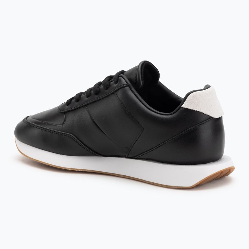 Buty męskie Calvin Klein YM0YM01381 Retro Runner Leather Tape black/bright white/gum 3