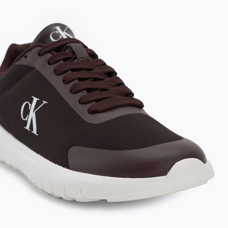 Buty damskie Calvin Klein YW0YW01750 3 Eva Runner Mesh MG brown out/green haze 7