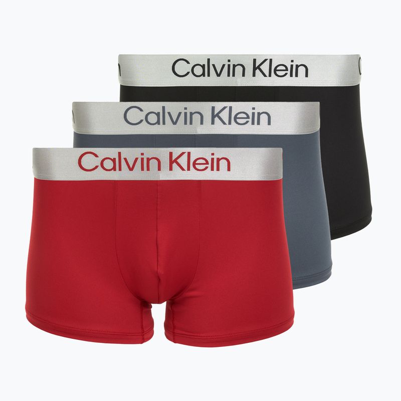 Bokserki Calvin Klein LV00NB4269 Trunk 3 pary black/adrenaline rush/white/black